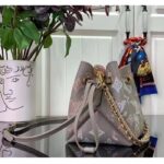 Louis Vuitton LV Unisex Pico Bella Gray Mahina Perforated Calf Leather Microfiber Lining M82731 - Imagen 8