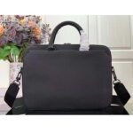 Louis Vuitton LV Unisex Pilot Briefcase Black Cowhide Leather Textile Lining – Image 2