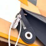 Louis Vuitton LV Unisex Pochette Voyage MM Black Grey Monogram Eclipse Canvas - immagine 9