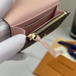 Louis Vuitton LV Unisex Rosalie Coin Purse Rose Ballerine Pink Monogram Coated Canvas Grained Cowhide Leather – Bild 9