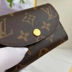 Louis Vuitton LV Unisex Rosalie Coin Purse Rose Ballerine Pink Monogram Coated Canvas Grained Cowhide Leather – Bild 5