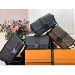 Louis Vuitton LV Unisex S-Cape Messenger Monogram Eclipse Coated Canvas Cowhide Leather - Image 13