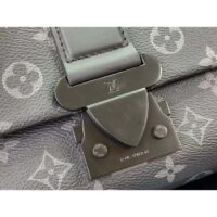 Louis Vuitton LV Unisex S-Cape Messenger Monogram Eclipse Coated Canvas Cowhide Leather (2)