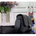 Louis Vuitton LV Unisex S-Cape Messenger Monogram Eclipse Coated Canvas Cowhide Leather - Image 5