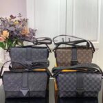 Louis Vuitton LV Unisex S-Cape Messenger Monogram Eclipse Coated Canvas Cowhide Leather - Image 12