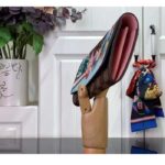 Louis Vuitton LV Unisex Sarah Wallet Pink Damier Ebene Coated Canvas Grained Cowhide Leather - immagine 5