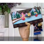 Louis Vuitton LV Unisex Sarah Wallet Pink Damier Ebene Coated Canvas Grained Cowhide Leather - immagine 2