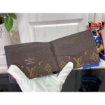 Louis Vuitton LV Unisex Slender Wallet Atlantic Blue Monogram Coated Canvas - immagine 6