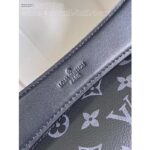 Louis Vuitton LV Unisex Soft Polochon PM Monogram Eclipse Coated Canvas Cowhide Leather - Imagen 10