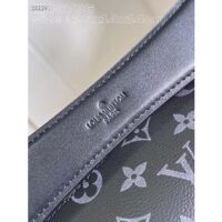 Louis Vuitton LV Unisex Soft Polochon PM Monogram Eclipse Coated Canvas Cowhide Leather (10)