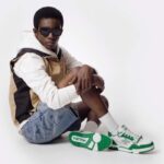 Louis Vuitton LV Unisex Trainer Sneaker Green Monogram Denim Rubber Outsole Monogram Flower – Bild 15