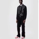 Louis Vuitton LV Unisex Trainer Sneaker Red Monogram Denim Rubber Outsole Monogram Flower - Image 14