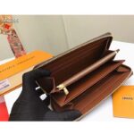 Louis Vuitton LV Unisex Zippy Wallet Brown Monogram Coated Canvas – Image 7