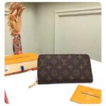 Louis Vuitton LV Unisex Zippy Wallet Brown Monogram Coated Canvas – Image 5
