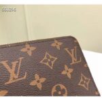 Louis Vuitton LV Unisex Zippy Wallet Brown Monogram Coated Canvas – Image 6