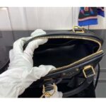 Louis Vuitton LV Women Alma BB Handbag Black Lamb Cowhide Leather – Image 7