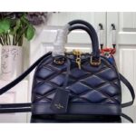 Louis Vuitton LV Women Alma BB Handbag Navy Blue Lamb Leather Cowhide - Bild 2