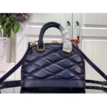 Louis Vuitton LV Women Alma BB Handbag Navy Blue Lamb Leather Cowhide - Bild 3