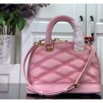 Louis Vuitton LV Women Alma BB Handbag Rosabella Pink Lamb Cowhide Leather - Image 3