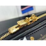 Louis Vuitton LV Women Alma BB Handbag White Black Lamb Cowhide Leather - Image 8