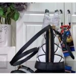 Louis Vuitton LV Women Alma BB Handbag White Black Lamb Cowhide Leather - Image 4