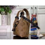 Louis Vuitton LV Women Atlantis BB Monogram Reverse Coated Canvas Cowhide Leather - immagine 4
