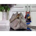 Louis Vuitton LV Women Bella Bucket Bag Gray Mahina Perforated Calfskin Leather Microfiber Lining - Bild 5