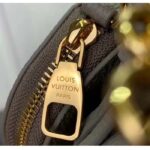 Louis Vuitton LV Women Bella Bucket Bag Gray Mahina Perforated Calfskin Leather Microfiber Lining - Bild 9