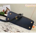 Louis Vuitton LV Women Capucines BB Handbag Black Taurillon Cowhide Leather Gold-Color Hardware - Image 5