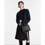 Louis Vuitton LV Women Capucines BB Handbag Black Taurillon Cowhide Leather Gold-Color Hardware - Image 12