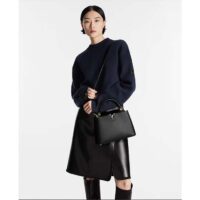 Louis Vuitton LV Women Capucines BB Handbag Black Taurillon Cowhide Leather Gold-Color Hardware (2)
