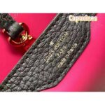 Louis Vuitton LV Women Capucines BB Handbag Black Taurillon Cowhide Leather Gold-Color Hardware - Image 10