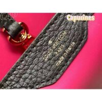 Louis Vuitton LV Women Capucines BB Handbag Black Taurillon Cowhide Leather Gold-Color Hardware (2)