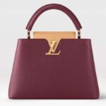 Louis Vuitton LV Damen Capucines BB Handtasche Griotte Red Arizona Taurillon Rindsleder