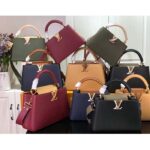 Louis Vuitton LV Women Capucines BB Handbag Griotte Red Arizona Taurillon Cowhide Leather – Bild 11