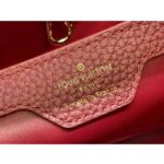 Louis Vuitton LV Women Capucines BB Handbag Griotte Red Arizona Taurillon Cowhide Leather – Bild 10