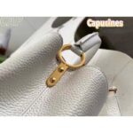 Louis Vuitton LV Women Capucines BB Handbag Snow White Taurillon Cowhide Leather - immagine 7