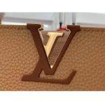 Louis Vuitton LV Women Capucines MM Handbag Arizona Brown Cognac Taurillon Leather - immagine 8