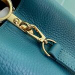 Louis Vuitton LV Women Capucines Mini Handbag Green Taurillon Cowhide Leather - Image 9