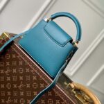 Louis Vuitton LV Women Capucines Mini Handbag Green Taurillon Cowhide Leather - Image 3
