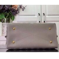 Louis Vuitton LV Women Carmel Hobo Bag Gray Mahina Perforated Calfskin Leather (4)