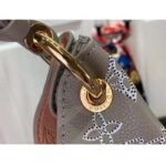 Louis Vuitton LV Women Carmel Hobo Bag Gray Mahina Perforated Calfskin Leather - Image 7