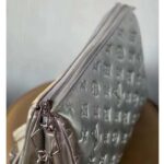 Louis Vuitton LV Women Coussin PM Handbag Silver Lambskin Cowhide Lining - Imagen 5