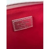Louis Vuitton LV Women Coussin PM Handbag Silver Lambskin Cowhide Lining Zip Closure (6)