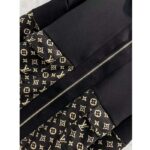 Louis Vuitton LV Men LV Monogram Jacquard Knit Jacket Silk Polyamide Elastane Black Brown - immagine 6