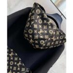 Louis Vuitton LV Men LV Monogram Jacquard Knit Jacket Silk Polyamide Elastane Black Brown - immagine 5