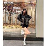 Louis Vuitton LV Women LV Monogram Jacquard Knit Jacket Silk Polyamide Elastane Black Brown - immagine 12