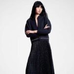 Louis Vuitton LV Women LV Monogram Silk Pleated Skirt Silk Navy - Bild 12