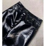 Louis Vuitton LV Women LV NIGHT Crinkled Vinyl Midi Skirt Polyester Black - immagine 4