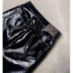 Louis Vuitton LV Women LV NIGHT Crinkled Vinyl Midi Skirt Polyester Black - immagine 5